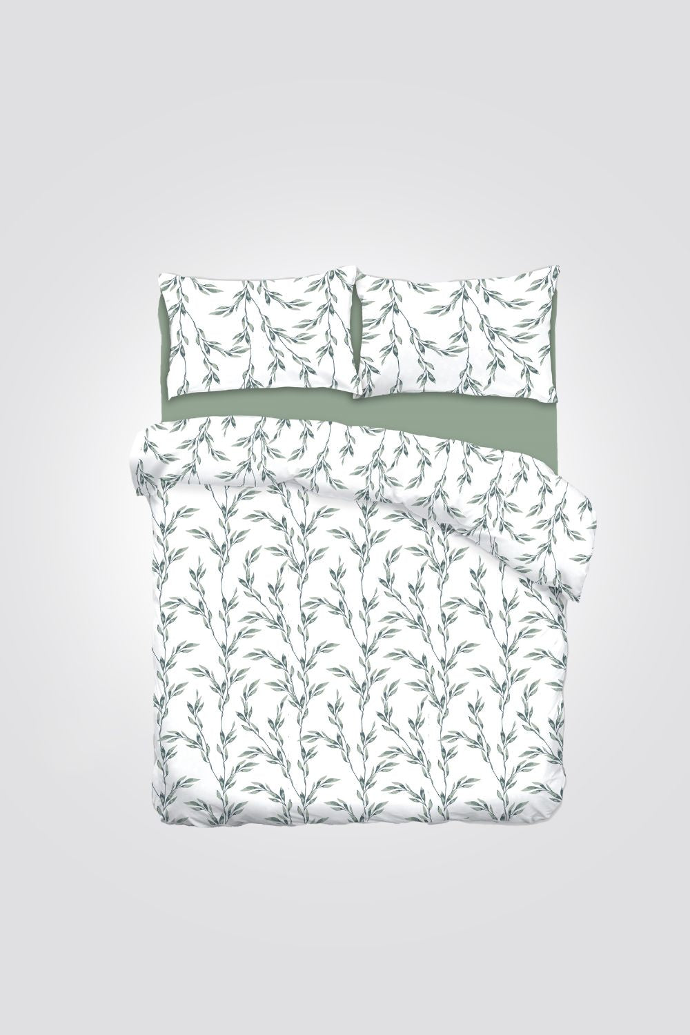 סט מצעים זוגי 180/200 ס"מ 100% כותנה דגם רננה