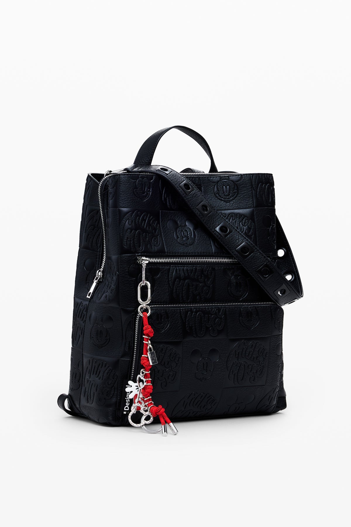 תיק גב מיקי מאוס בצבע שחור | DESIGUAL
