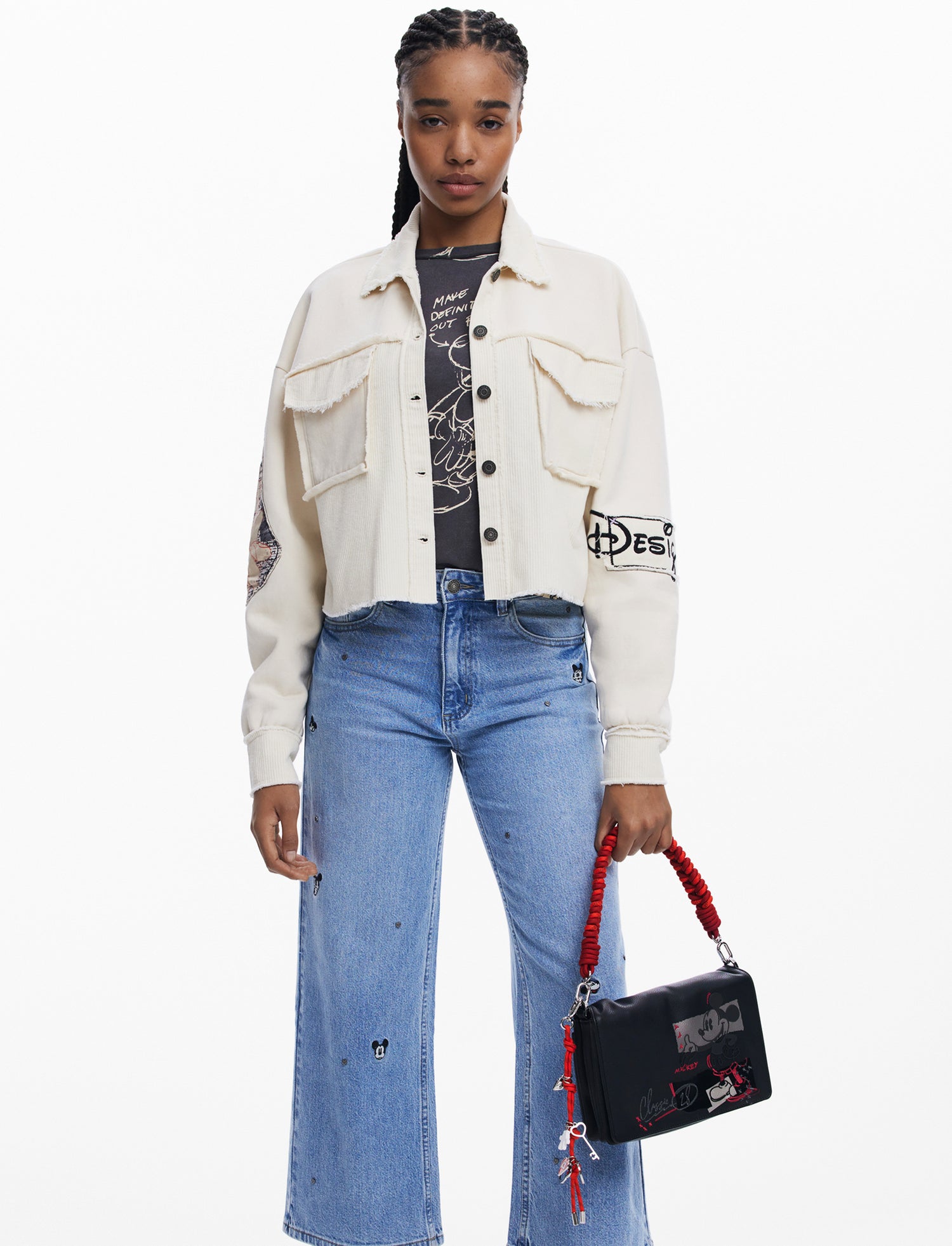 תיק כתף אורבני מיקי מאוס | DESIGUAL