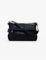 תיק כתף שחור עם הטבעות מיקי מאוס | דזיגוואל