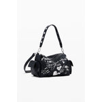 תיק כתף עם הדפס גרפי | דזיגוואל