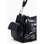 תיק כתף עם הדפס גרפי | דזיגוואל