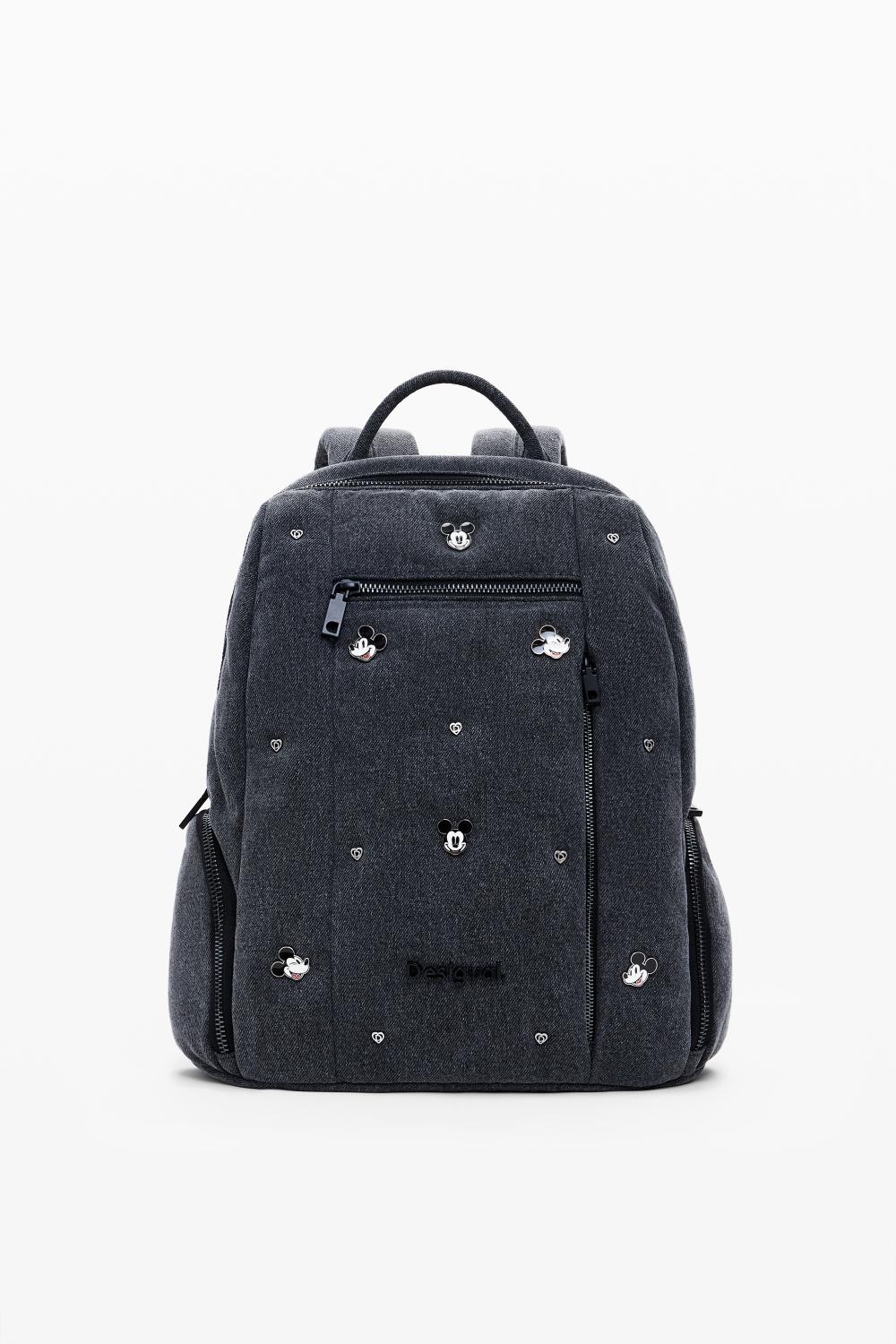 תיק גב אופנתי בצבע שחור משופשף | דזיגוואל