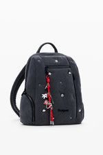 תיק גב אופנתי בצבע שחור משופשף | דזיגוואל