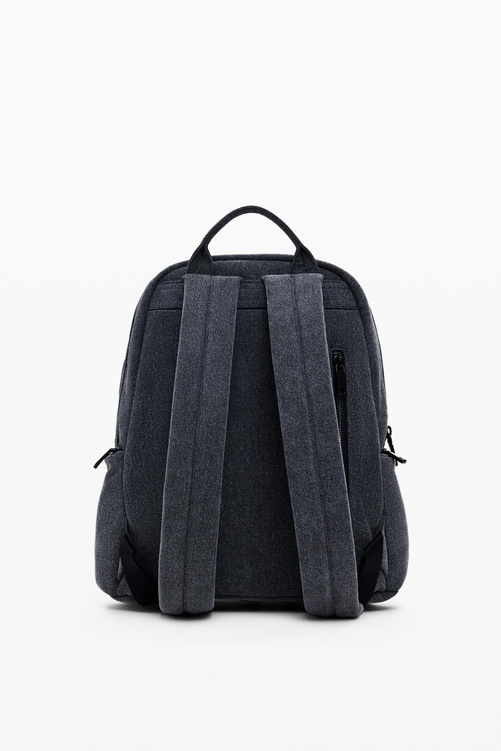 תיק גב אופנתי בצבע שחור משופשף | דזיגוואל