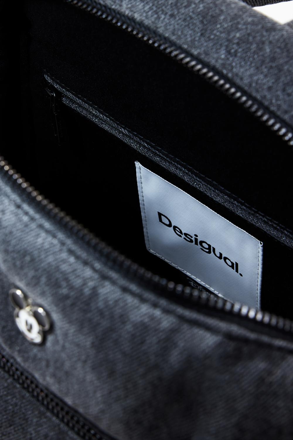 תיק גב אופנתי בצבע שחור משופשף | דזיגוואל