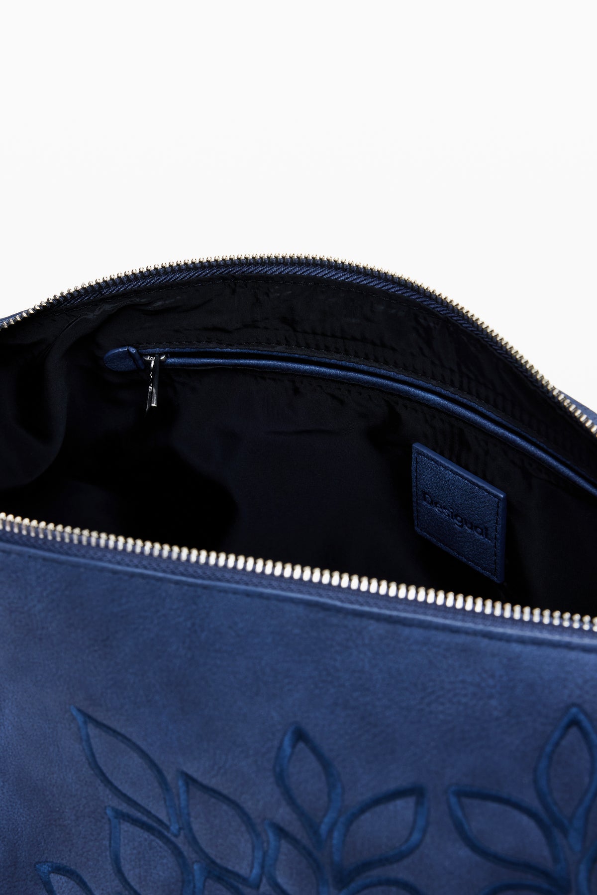 תיק כתף בינוני בצבע כחול עמוק | DESIGUAL