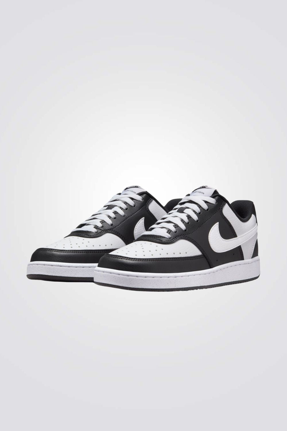 סניקרס לנשים Court Vision Low בצבע לבן ושחור