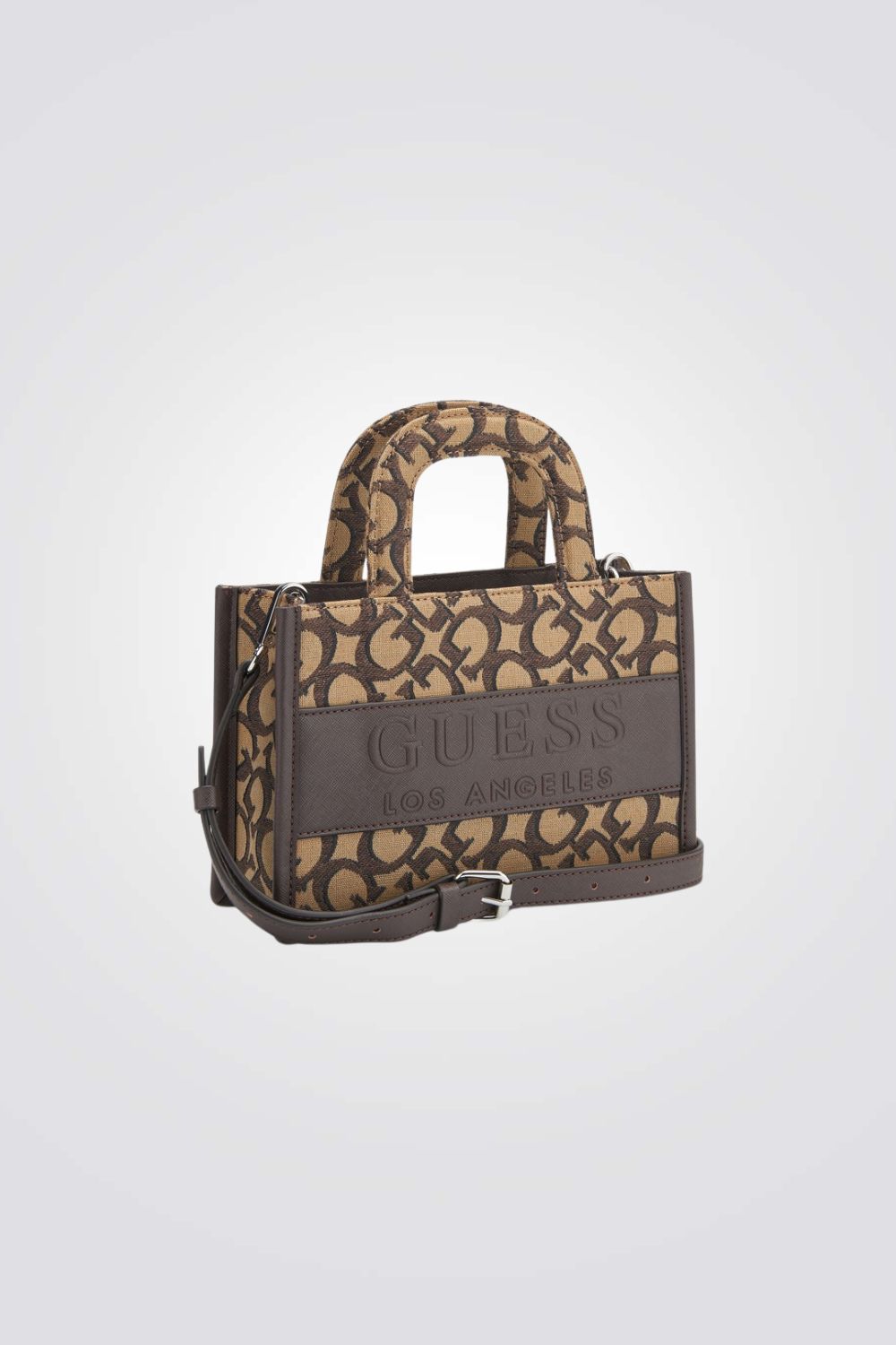 תיק צד מיני לנשים בצבע חום