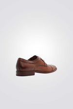 נעליים אלגנטיות דמוי עור לגברים בצבע חום