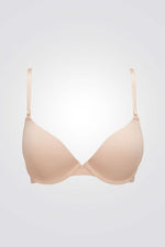 חזיית טי מרופדת בצבע ניוד