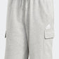 מכנסיים קצרים לגברים ESSENTIALS FRENCH TERRY CARGO בצבע אפור - 6