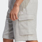 מכנסיים קצרים לגברים ESSENTIALS FRENCH TERRY CARGO בצבע אפור - 4
