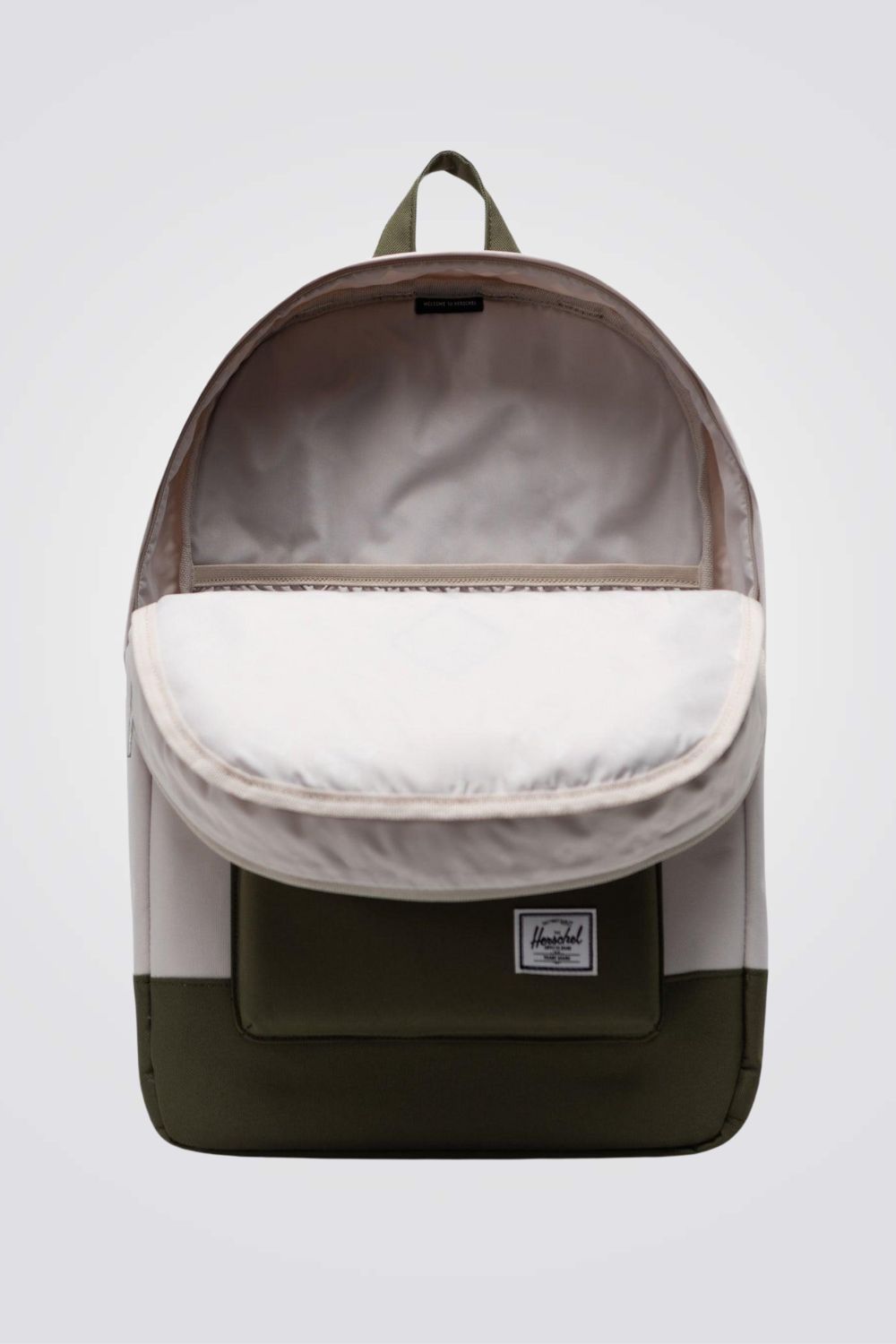 HERSCHEL - תיק HERITAGE קרם-ירוק זית - MASHBIR//365