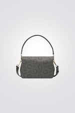 תיק צד קטן לנשים בצבע אפור כהה