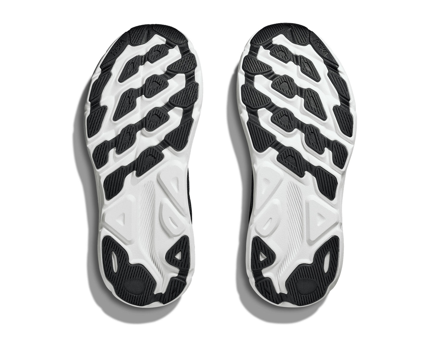 נעלי ספורט לנשים CLIFTON 9 Wide בצבע שחור ולבן