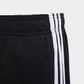 מכנסיים קצרים לילדים ESSENTIALS 3-STRIPES KNIT בצבע שחור ולבן - 4
