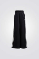 מכנסיים ארוכים French Terry Wide  בצבע שחור