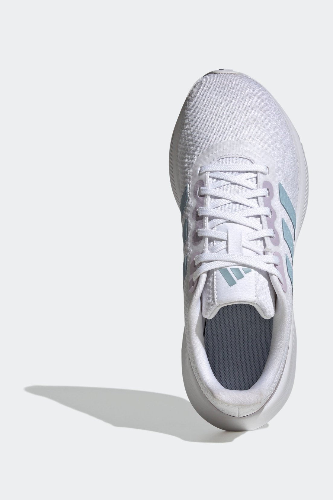 נעלי ספורט לנשים RUNFALCON 3.0 בצבע לבן ותכלת