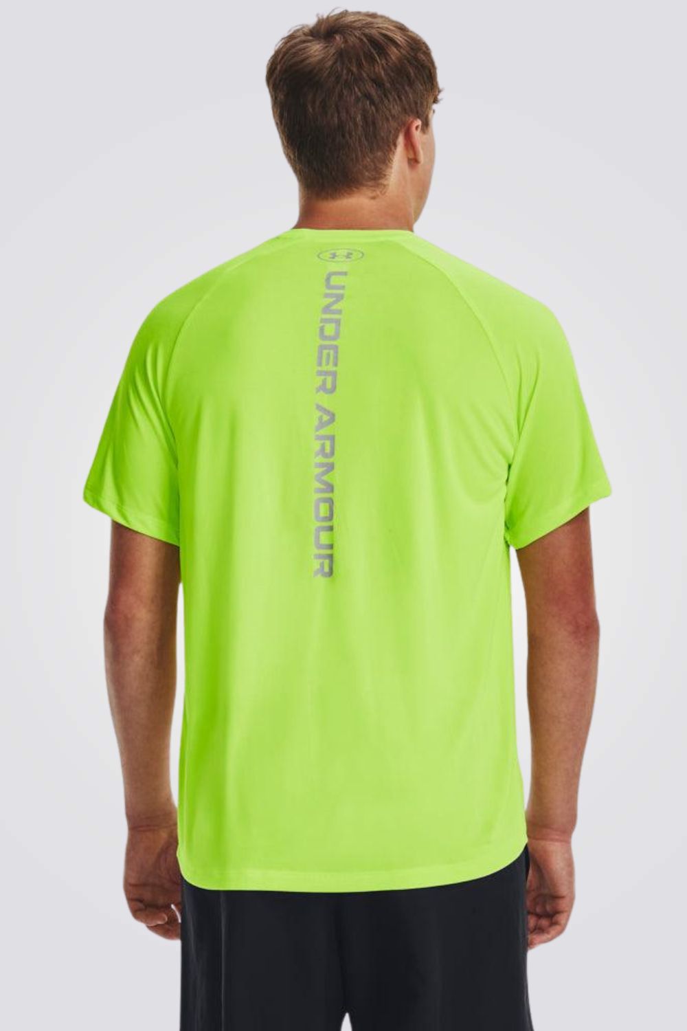 טישירט לגבר Tech Reflective SS בגוון צהוב