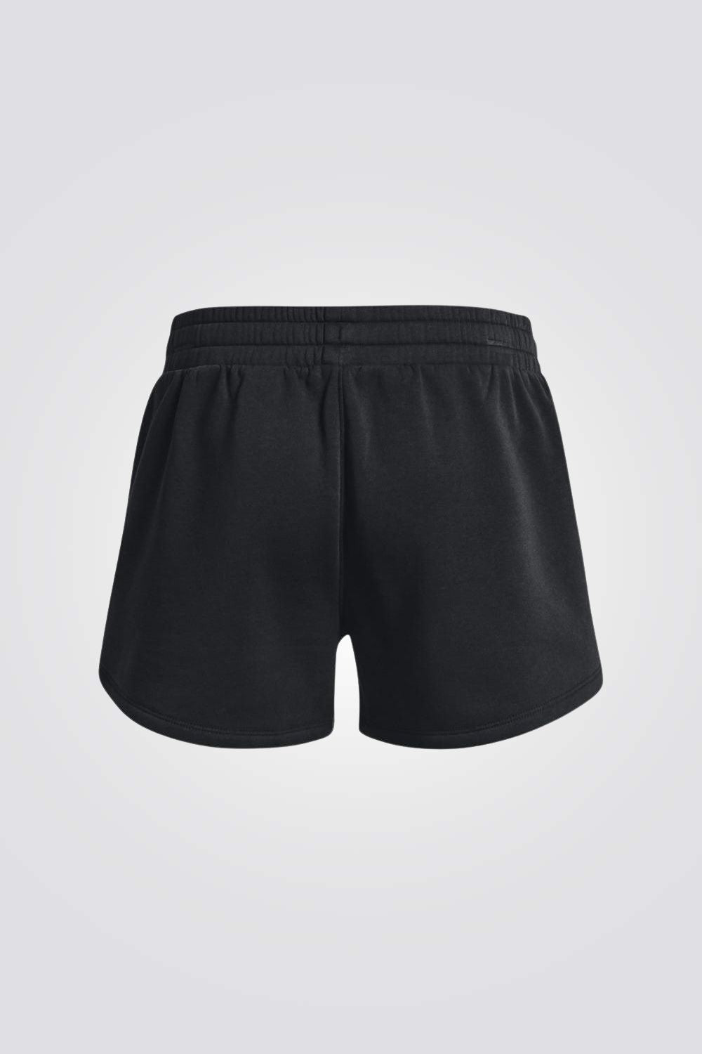 מכנסיים קצרים לנשים SS23 Rival Fleece בצבע שחור