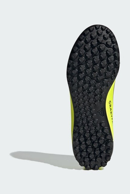 נעלי קטרגל לנוער X CRAZYFAST.4 TURF בצבע צהוב ושחור