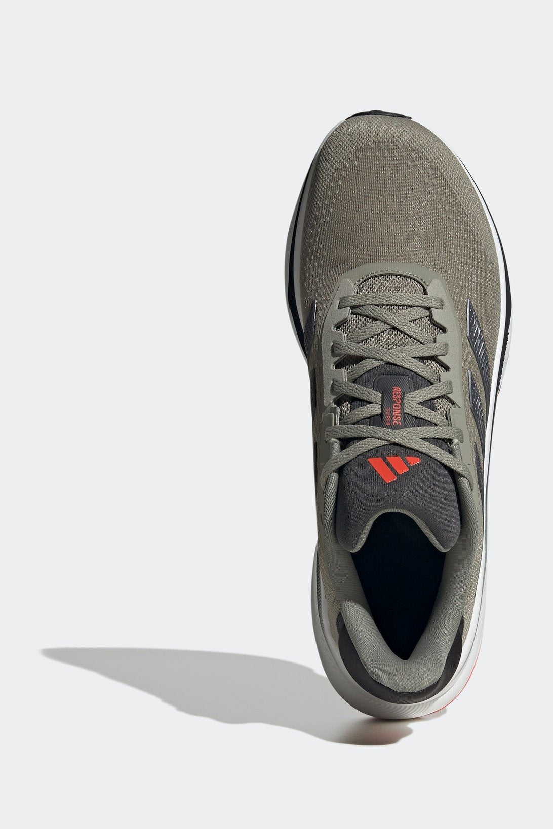 נעלי ספורט לגברים RESPONSE SUPER בצבע אפור כהה ואדום