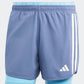 מכנסיים קצרים לגברים OWN THE RUN 3-STRIPES 2-IN-1 בצבע כחול ולבן - 6