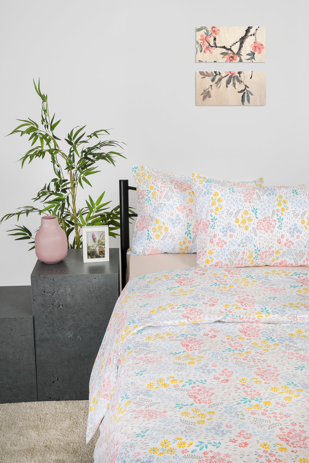 סט מצעים מיטה וחצי 120/200 ס"מ דגם קסם