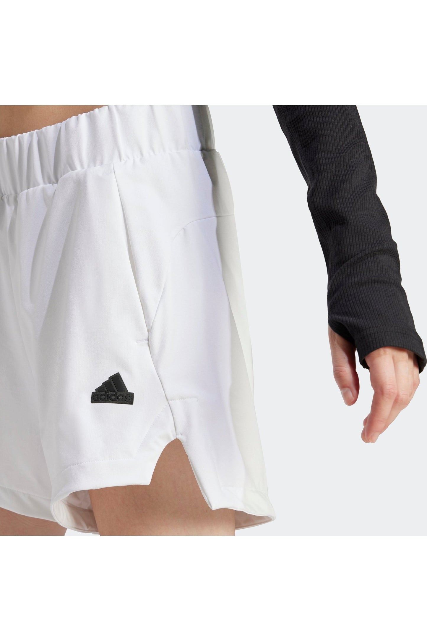 מכנסיים קצרים לנשים Z.N.E. WOVEN בצבע לבן