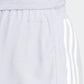 מכנסיים קצרים לגברים OWN THE RUN 3-STRIPES 2-IN-1 בצבע אפור בהיר - 5