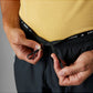 מכנסיים קצרים לגברים OWN THE RUN 3-STRIPES 2-IN-1 בצבע שחור - 4