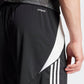מכנסיים קצרים לגברים TIRO 24 בצבע שחור ולבן - 4