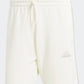 מכנסיים קצרים לגברים Εssentials French Terry 3-Stripe בצבע לבן ואפור - 6