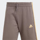 מכנסיים קצרים לגברים Εssentials French Terry 3-Stripe בצבע פחם - 6