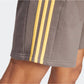 מכנסיים קצרים לגברים Εssentials French Terry 3-Stripe בצבע פחם - 5
