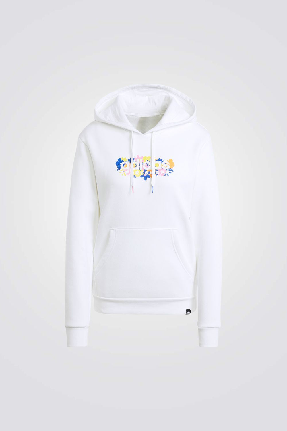 סווטשירט קפוצ'ון Soft Side 2.0 בצבע לבן