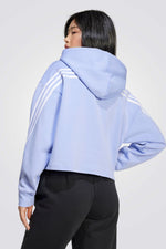 סווטשירט קפוצ'ון Future Icons בצבע כחול בהיר