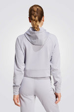 סווטשירט קפוצ'ון AEROREADY FLEECE בצבע אפור