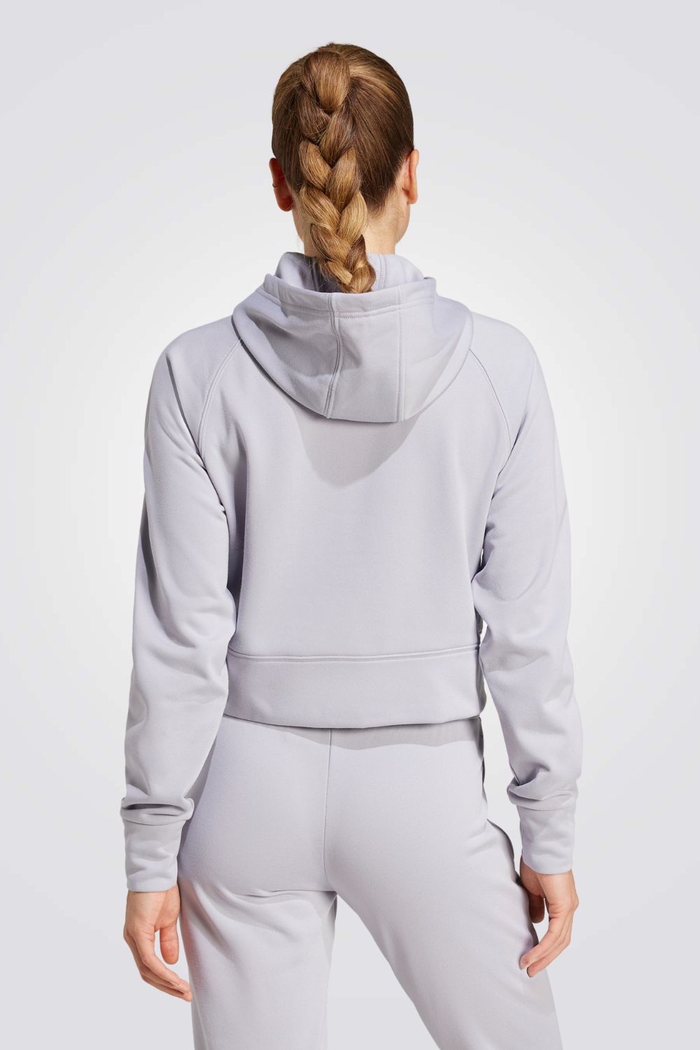 סווטשירט קפוצ'ון AEROREADY FLEECE בצבע אפור