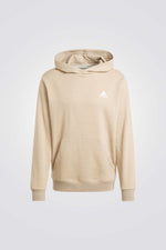 סווטשירט קפוצ'ון Seasonal Essentials בצבע בז'