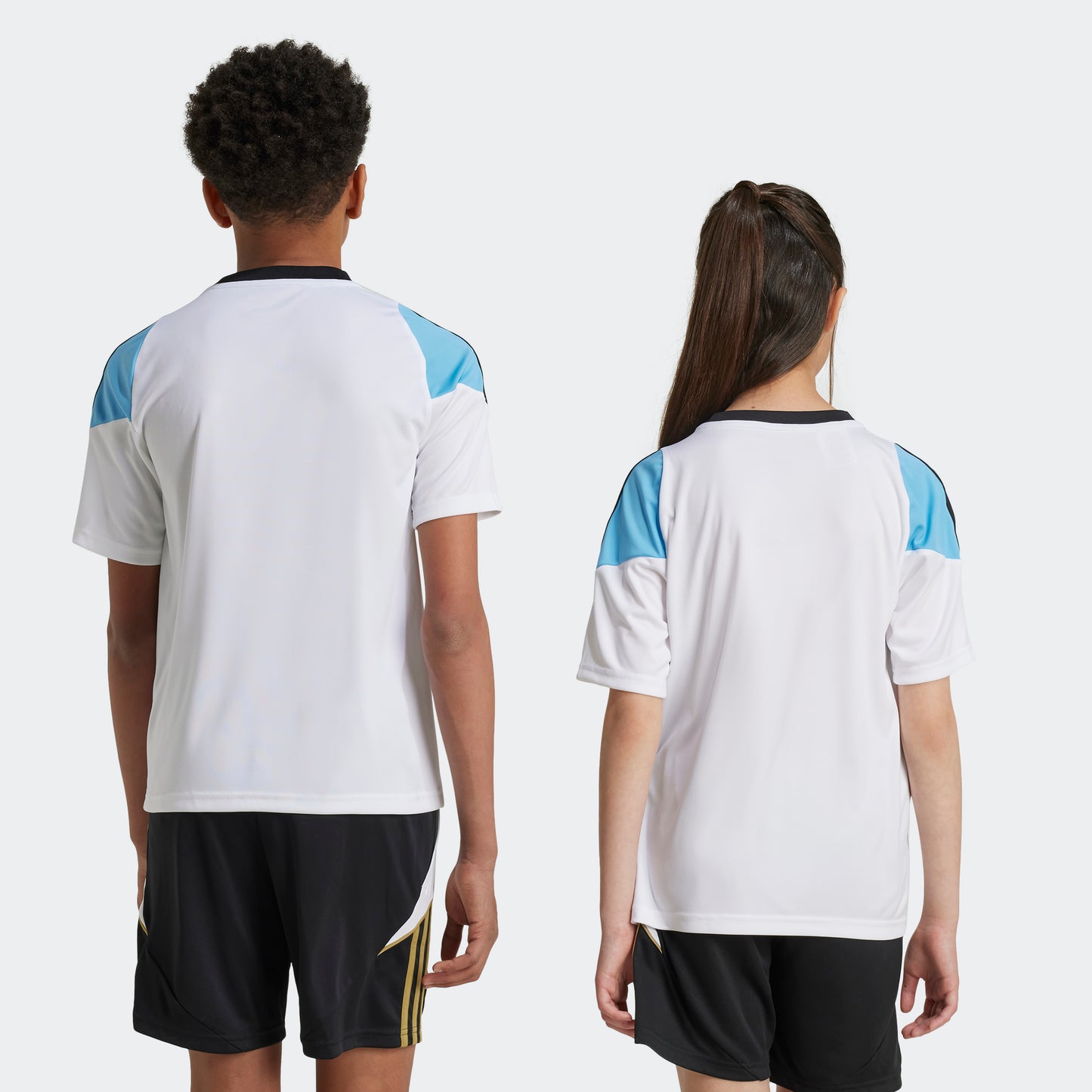 טישירט לילדים MESSI TRAINING JERSEY בצבע לבן ותכלת