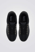 סניקרס לנשים עם דיטיילס מוזהבים בצבע שחור