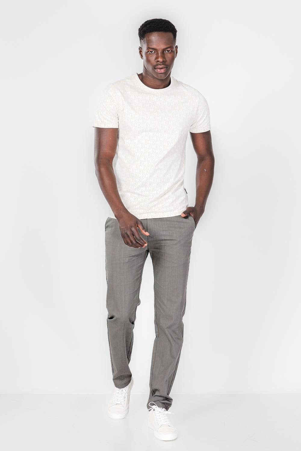 מכנסי אלגנט בצבע אפור