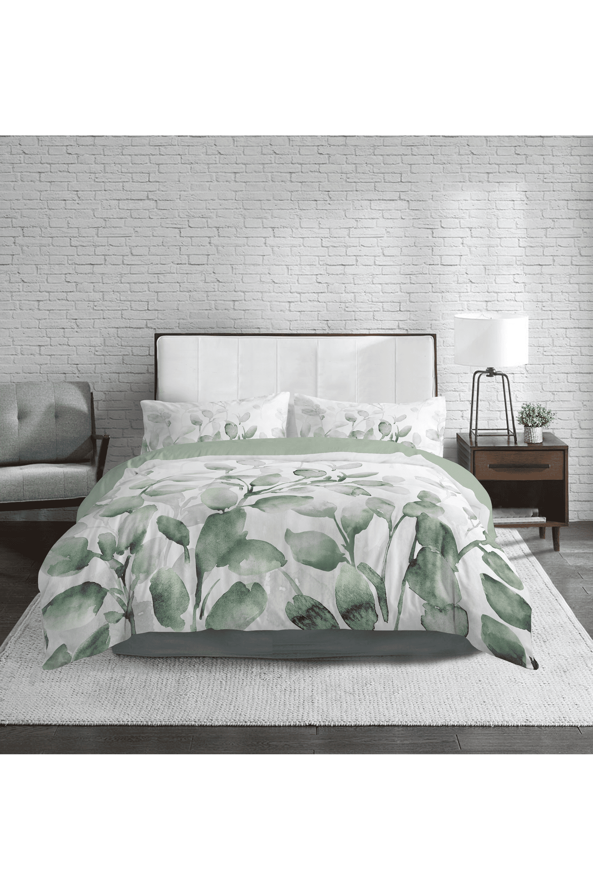 סט מצעים 5 חלקים  דגם LEAVES