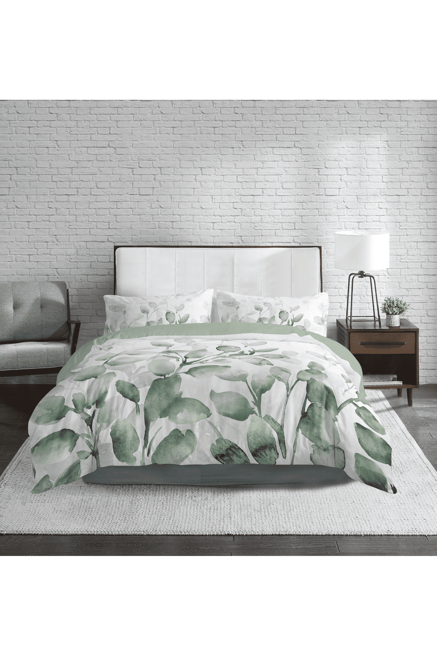 סט מצעים מיטה וחצי 120/200 ס"מ דגם LEAVES