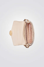 תיק יד קטן לנשים בצבע שמנת
