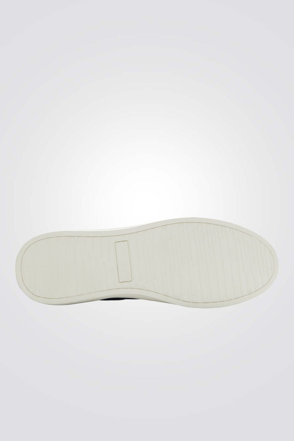 נעלי סניקרס דמוי עור לגברים בצבע חאקי