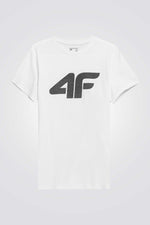 טישירט לגברים בצבע לבן