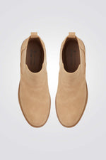 מגפוני נוחות דמוי עור לנשים בצבע בז'